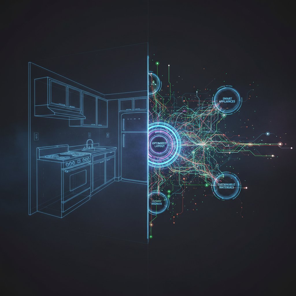 KitchenVisionAI's tweet image. Renovating a mid-century kitchen? Don't erase its history. Use AI to visualize modern updates that honor the original design—blending timeless character with 2026 functionality. #KitchenDesign #HomeRenovation #KitchenVisionAI