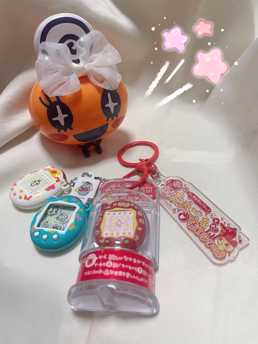 🥚たまごっちカスタムキーリング✨ めめっちちゃんが出たー🧡 めめっち