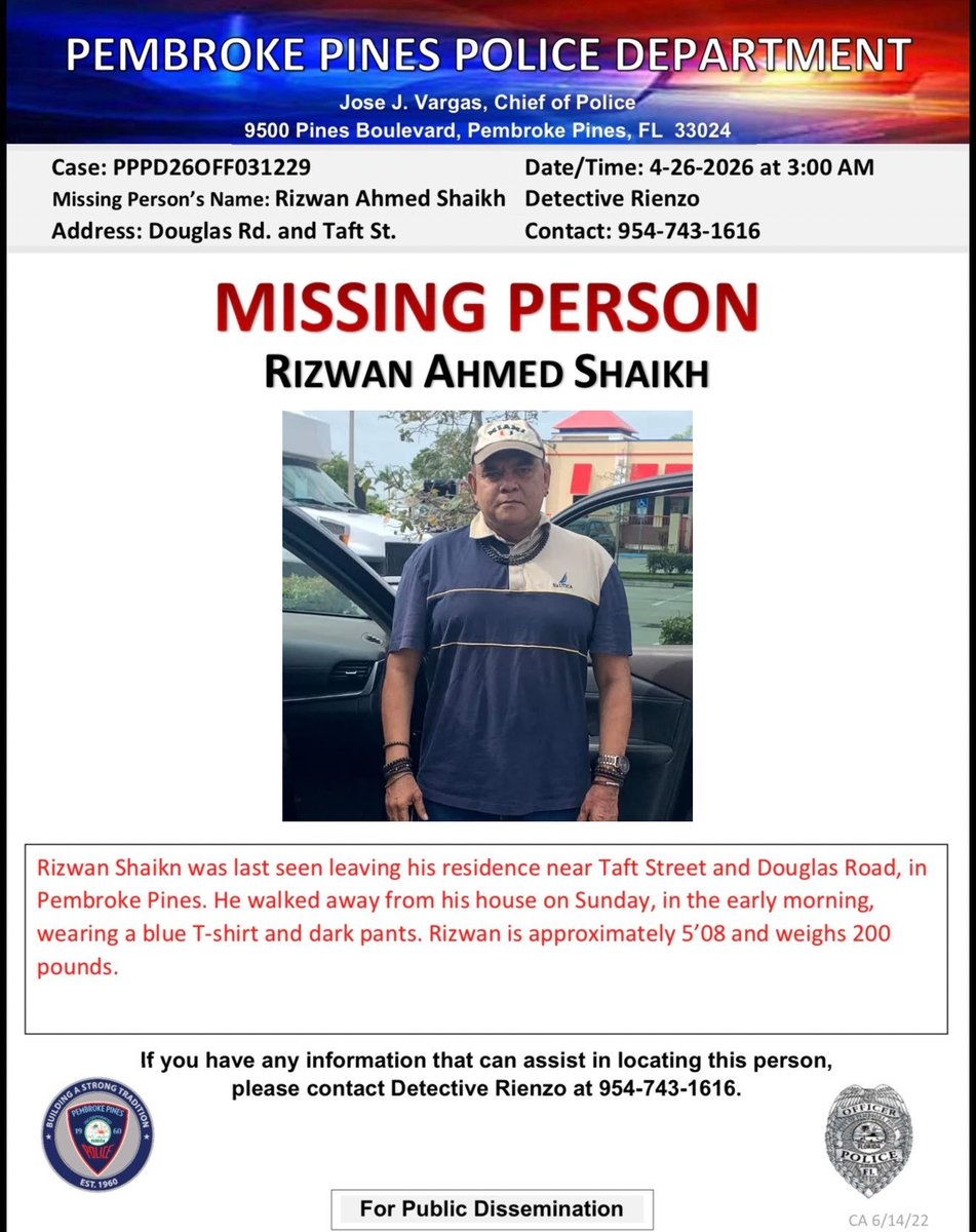 Pembroke Pines PD tweet media
