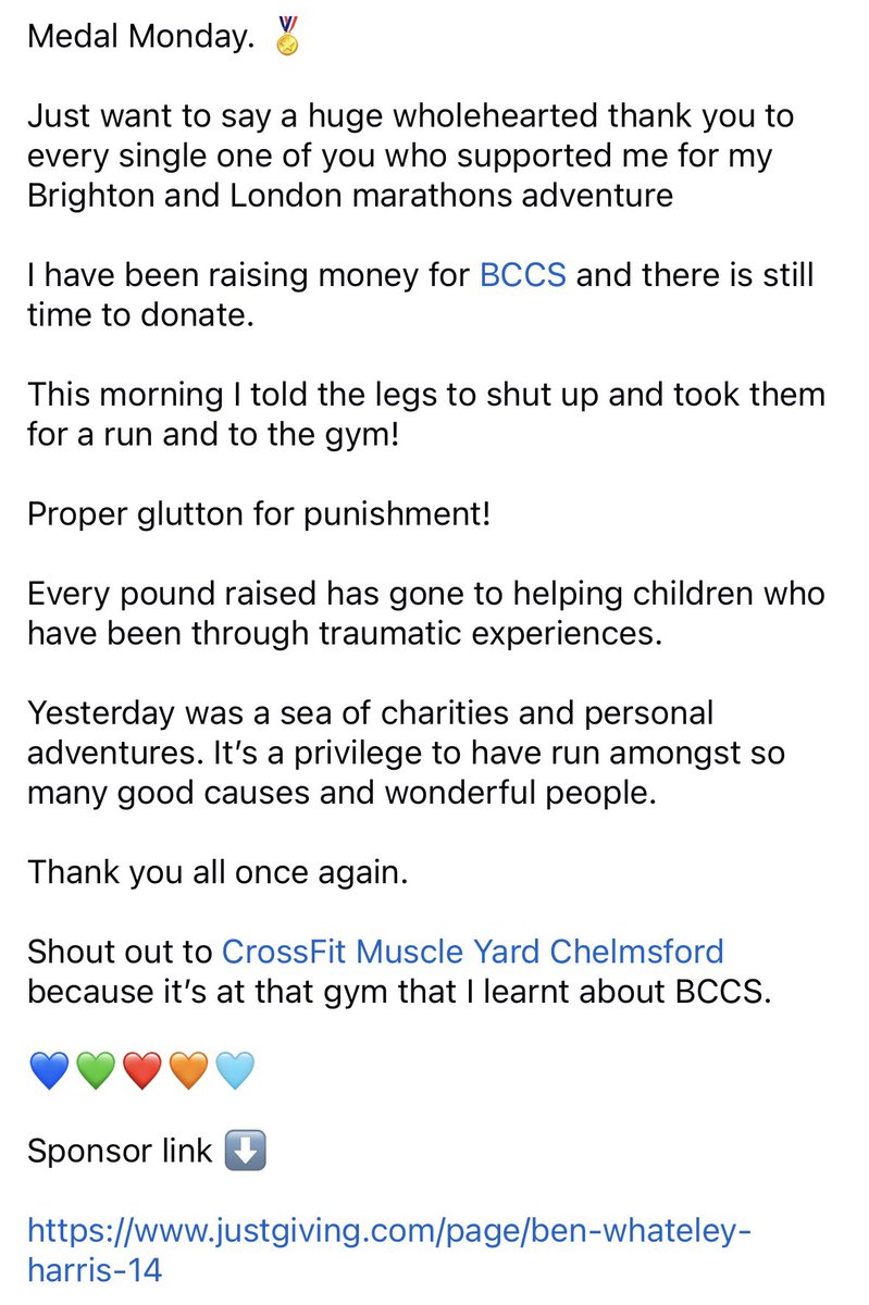 bens_adventures's tweet image. Yesterday was incredible.
Today I told my legs to shut up and run again.

Thank you everyone who donated so far.
Legends the lot of you.

🩵

justgiving.com/page/ben-whate…

#fundraising #marathon #charity #run #running #fit #fitness #fun