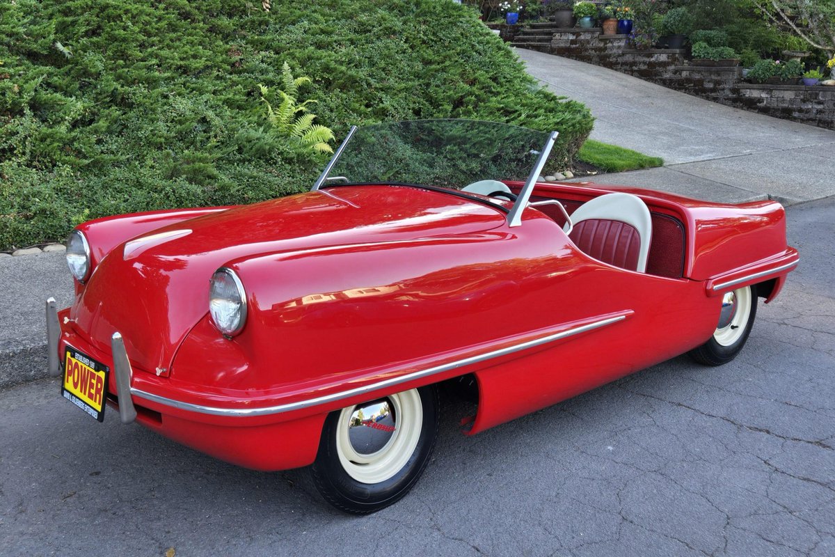 Bringatrailer's tweet image. Now live at BaT Auctions: 1950 Crosley Skorpion Roadster. bringatrailer.com/listing/1950-c…