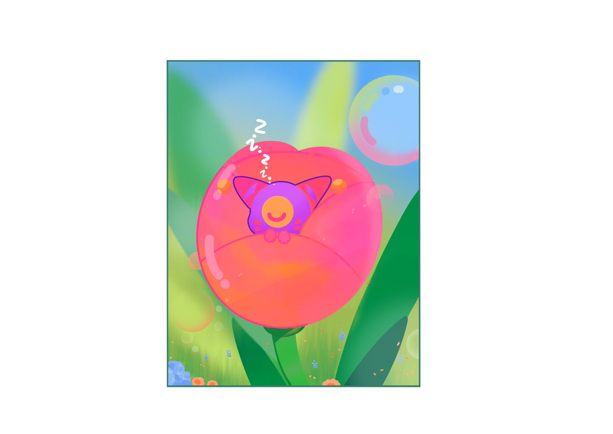 spacedoutpup's tweet photo. what if phantom fell asleep in a tulip? could you imagine?🌷 ✨ 

#bettelful https://t.co/lDjlKDRWpB