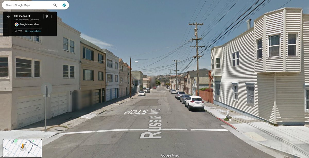 Two parallel streets that look like completely different neighborhoods ...