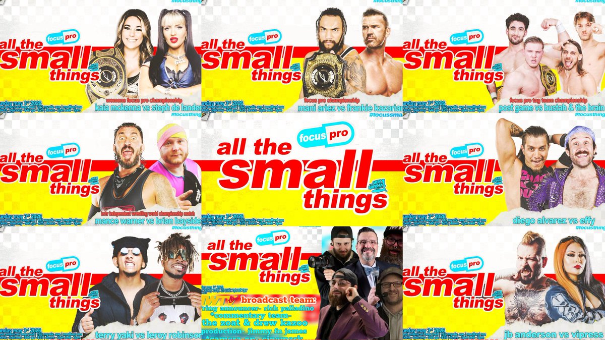 ZOATLeveillee98's tweet photo. Possibly The #ZOAT's most stacked wrestling weekend!

Fri- #CabaRestle 🌈🦓
🎟⬇️
https://t.co/XvEcxU6Dv7

Sat- @ProvingGroundNE 
Celebrating 10 YEARS
🎟⬇️
https://t.co/I7QrEbYdFP 

Sun- @FocusProWrestle
BIGGEST SHOW YET
ft. @FrankieKazarian
🎟⬇️
https://t.co/T2wAGghpSs

#ZachOfAllTrades 
#SupportIndependentWrestling 

@AnthonyGangone @ellefnvalentine