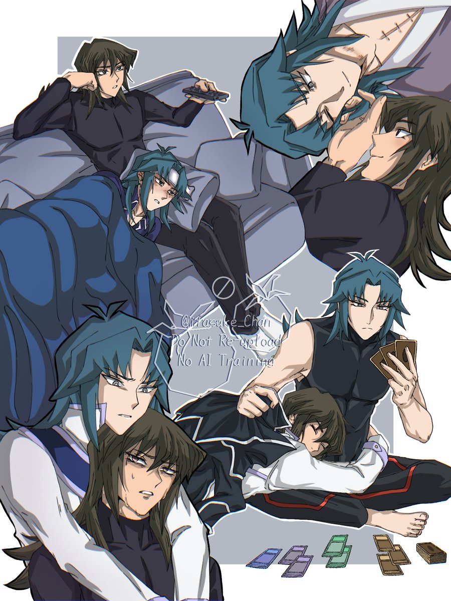 I haven't drawn them for a while so-

#yugioh #ygo #gx #吹亮 #亮吹