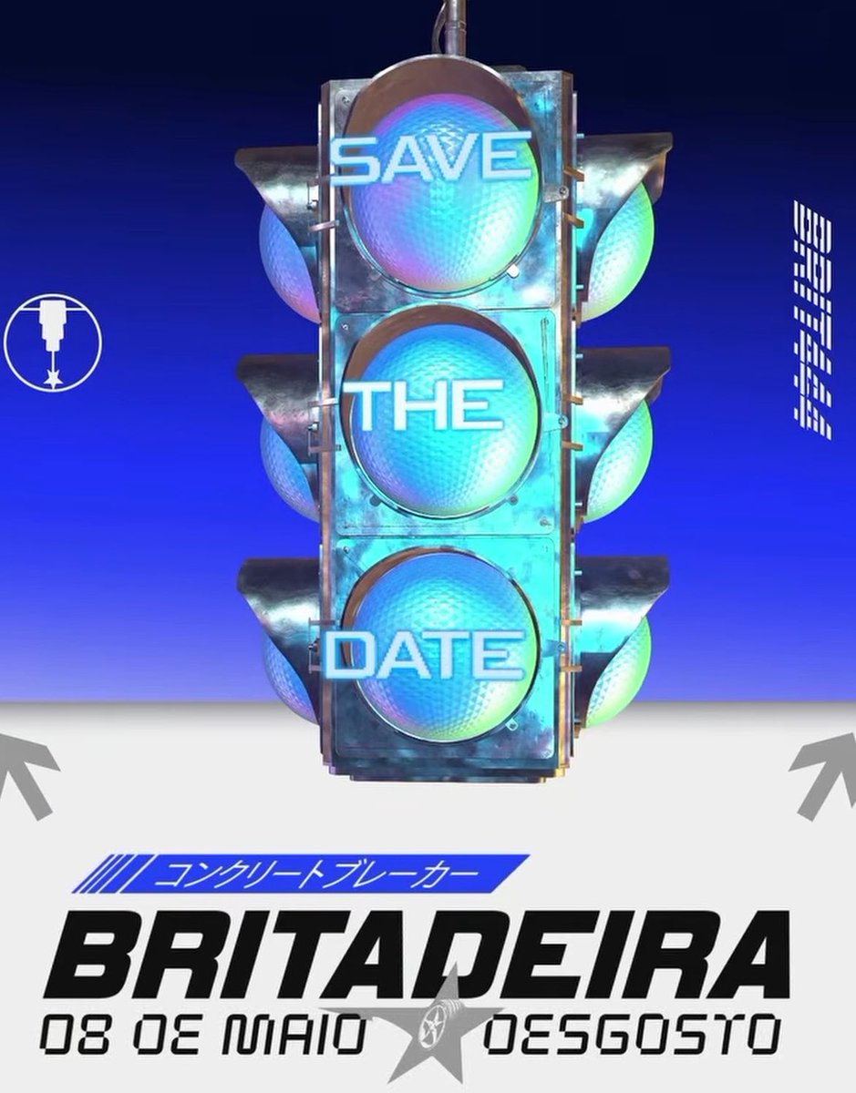 🚙 BRITADEIRA 08/05 💨
INGRESSOS LIBERADOS !!!

Visuais pelo <a href="/clsomon/">celsomon</a> 

101tickets.com.br/events/details…