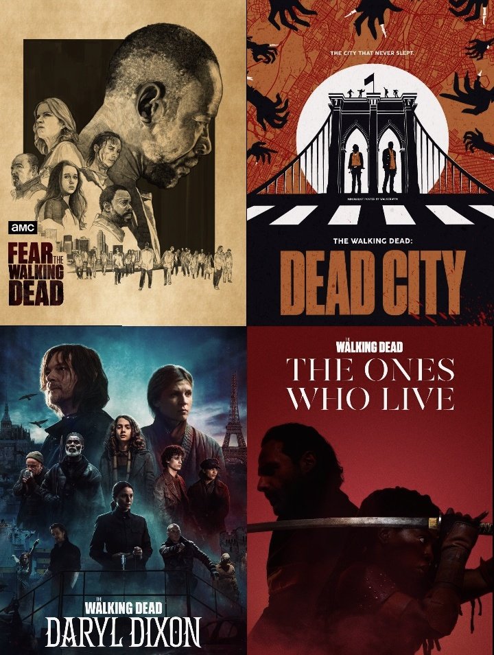 the walking dead universe, spin-offs