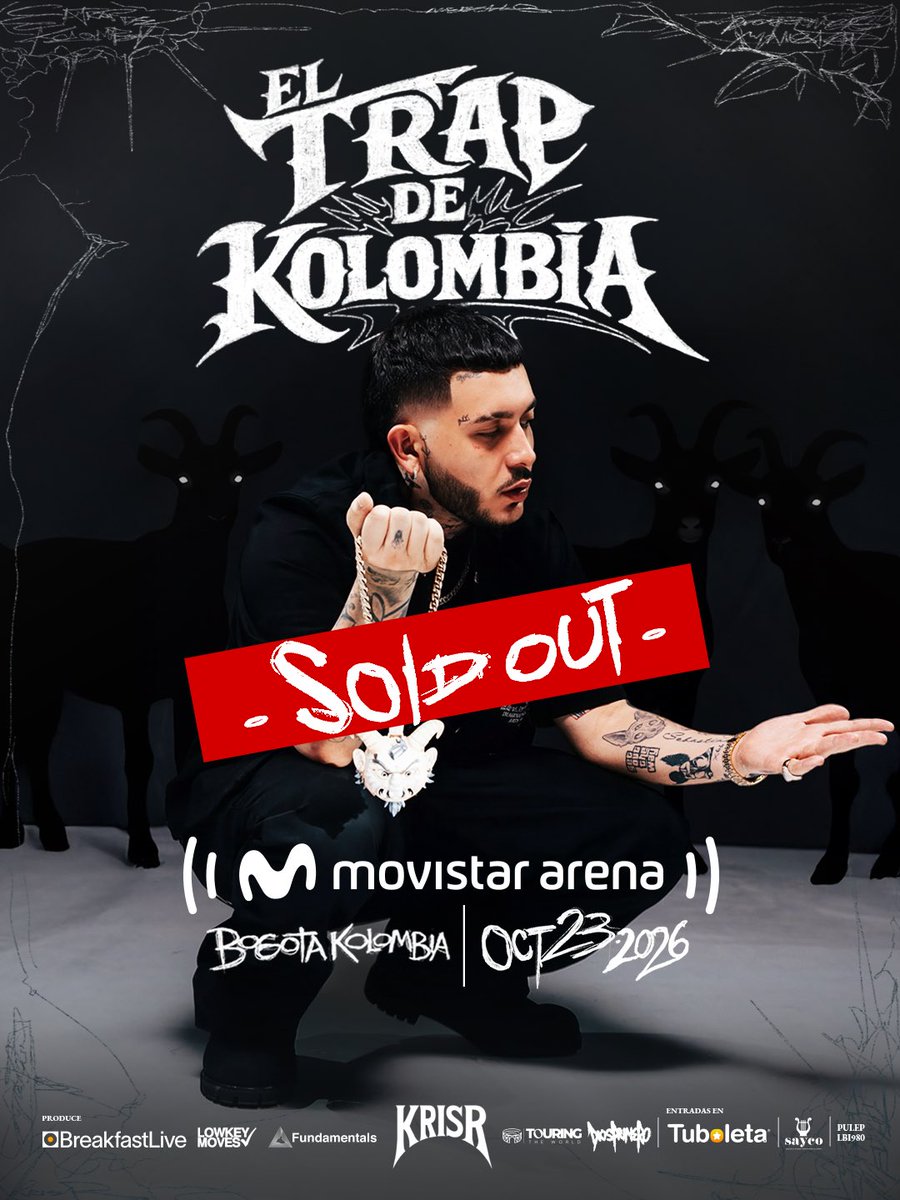 KRIS R es Sold Out en su primer Movistar Arena 🚨