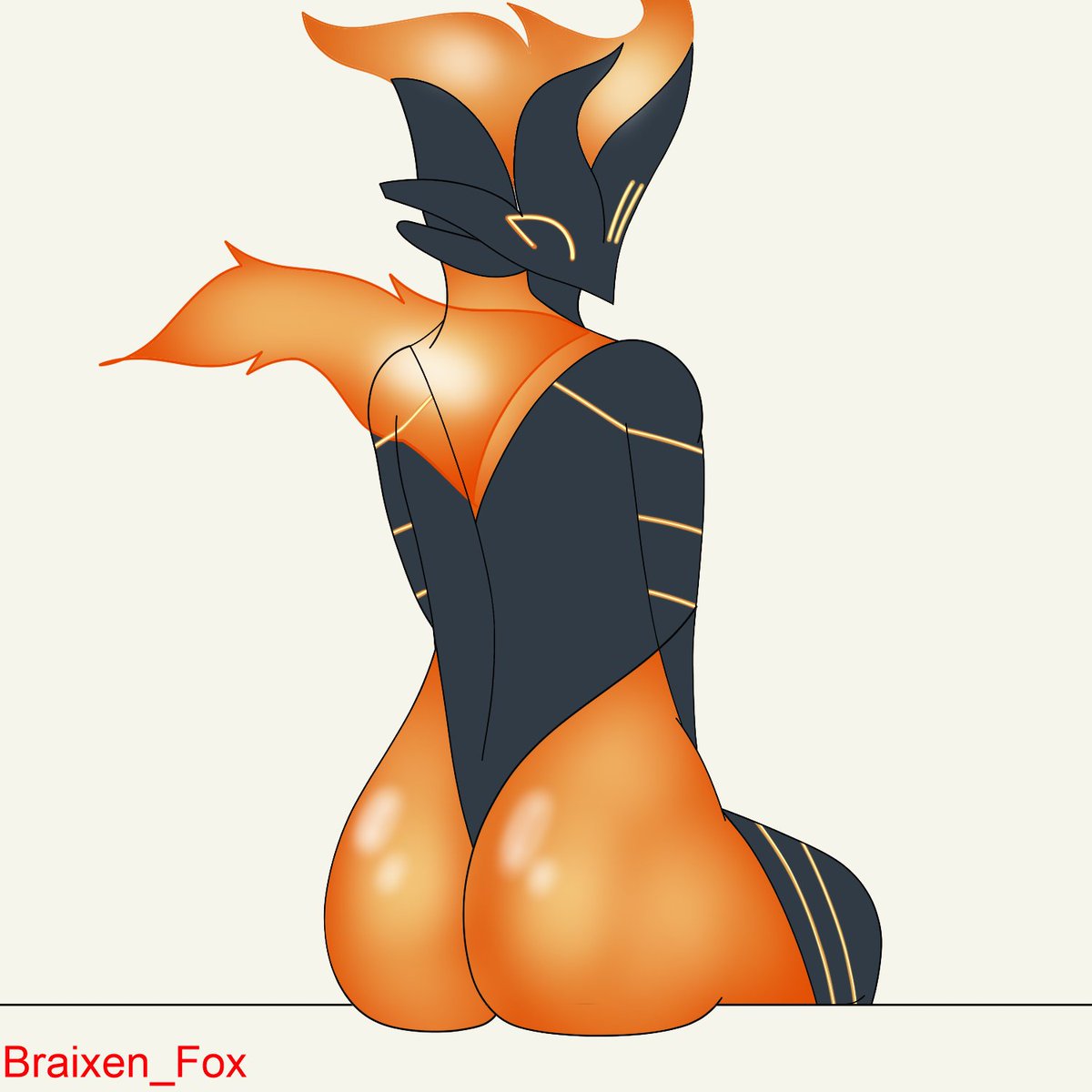 A simple drawing of Heirloom Ember turns into my first attempt at rendering. 😭

Hope y'all enjoy either way.