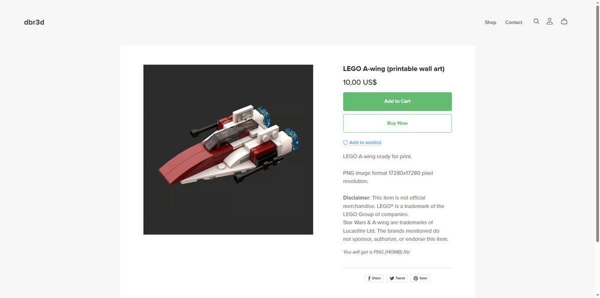 voxel_pacman's tweet image. Bring the galaxy to your walls! Own this stunning high-resolution LEGO A-wing digital art, perfect for Star Wars fans. 
Download now!
payhip.com/b/pIYxs

#LEGOArt #StarWarsFans #AWing #GeekDecor #SciFiArt #PrintableArt #LegoLovers #dbr3d #payhip