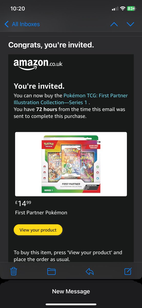 TumbleJr's tweet photo. @pokemondealsuk Just got this through 🤩 https://t.co/kiSHe6yi6o