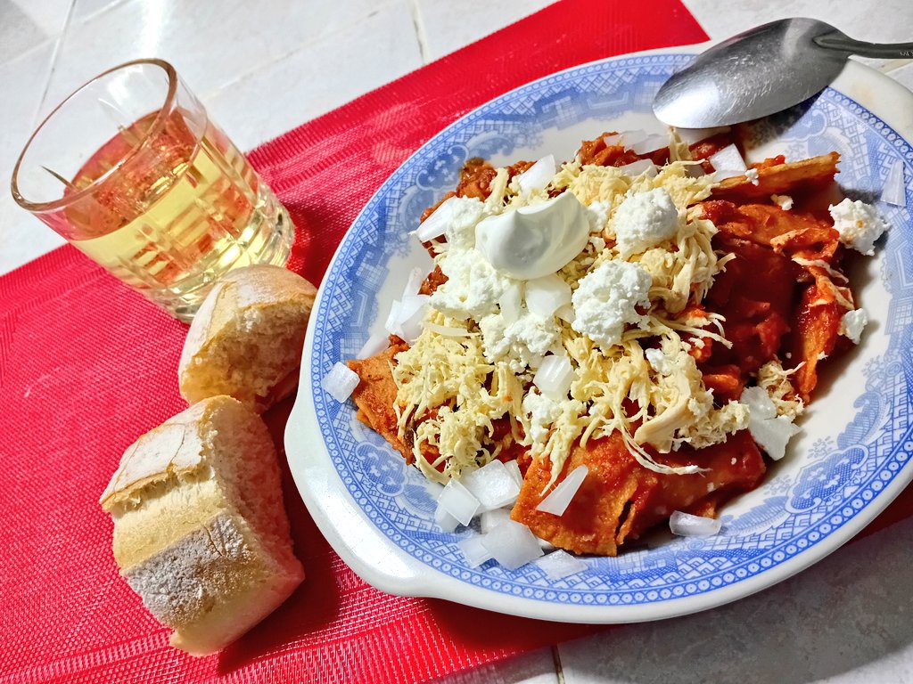 Tuhabitante1's tweet photo. Unos chilaquiles de rápido y a seguiré shingando porque el día va  volando... ustedes gustan?
Bendigamos nuestros alimentos, muy buen provecho a todos 😋🙏🏽#Chefcito 💕 https://t.co/S73u0x5rJS
