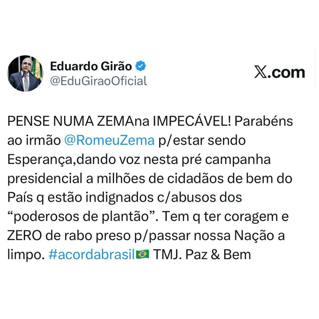 Eduardo Girão tweet media