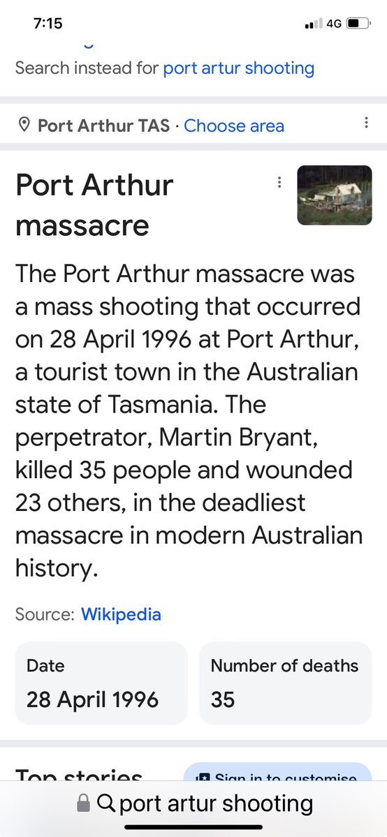 EllaCoo55777104's tweet image. Today marks 30 years where 35 people killed and 23 injured by an Australian. The unspeakable horror that happened in port Arthur Tasmania, we are thinking about the people who lost their lives sadly ..🌹🌹❤️
#abcnews