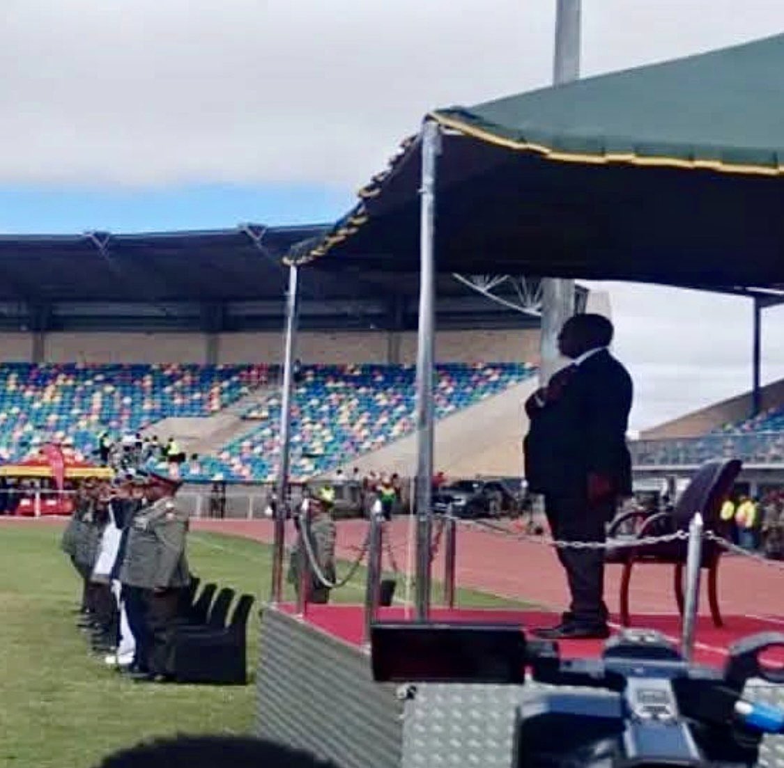 <a href="/CyrilRamaphosa/">Cyril Ramaphosa 🇿🇦</a> 🚨Freedom Day 2026 In Bloemfontein Was A Total Embarrassment, Cyril Ramaphosa's ANC Is In Deep Decline‼️

Cyril Ramaphosa delivered his speech to a massively empty stadium.

There was only a handful of loyal ANC officials, soldiers standing like statues, the band playing to