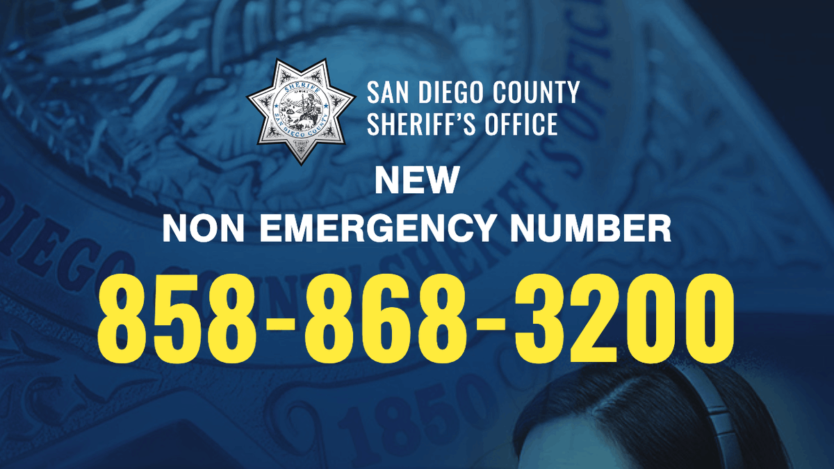 sweetwatervca's tweet photo. The San Diego County Sheriff’s Office launched a new non-emergency number, (858) 868-3200, for reports like suspicious activity &amp; general inquiries. Residents can also access helpful resources through QR codes.

Explore full details on our blog
🔗 - https://t.co/E26j6L5apg https://t.co/6pIZ9emQMp