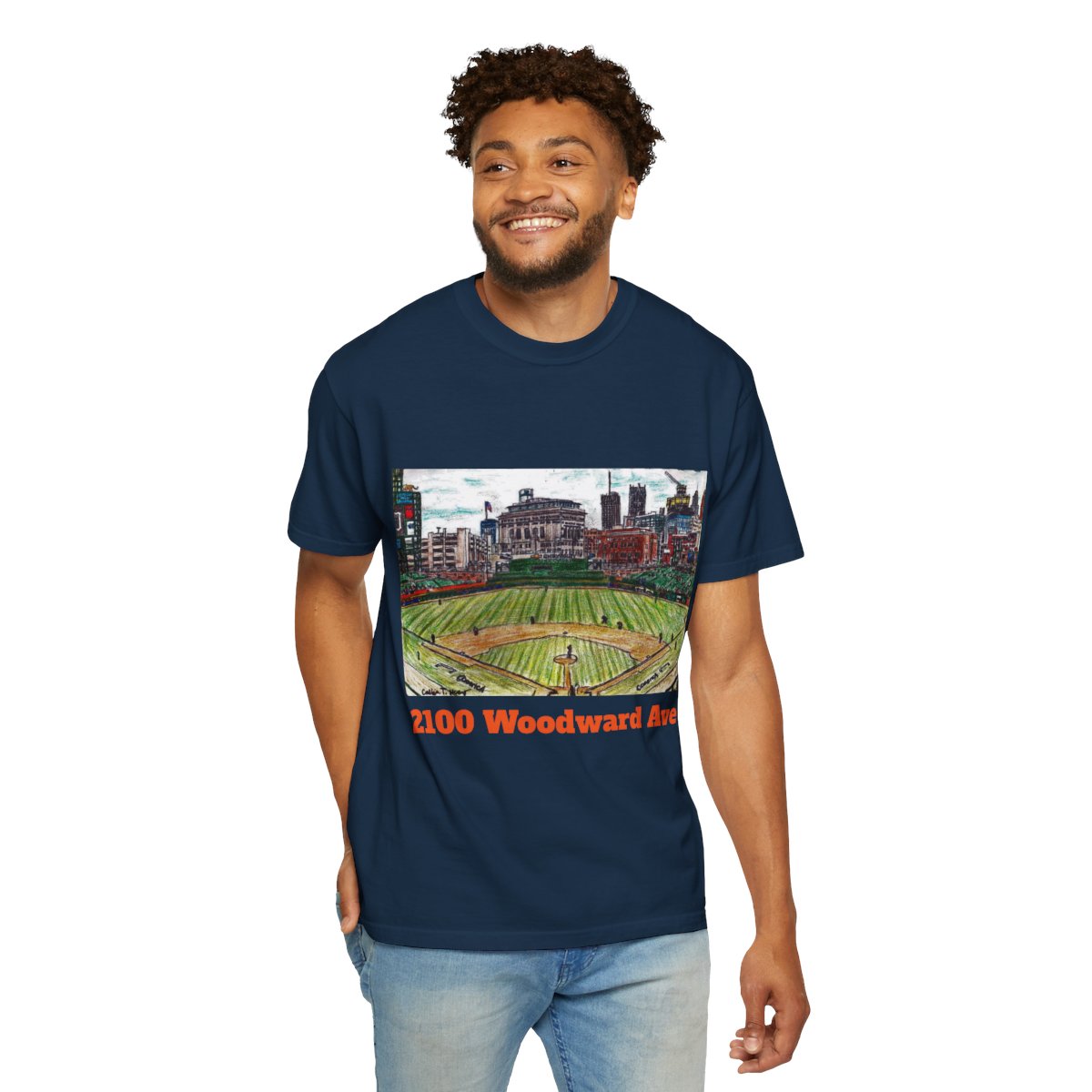 CallenHuey's tweet image. Hey, #DetroitTigers fans!!!  Celebrate your first place Tigers by adding a tee featuring my  sketch of Comerica Park to your fan collection!!!

Shop here:  callenspanoramas.etsy.com/listing/433732…

#DNMW #Detroit #Motown #ComericaPark #BallparkArt #BaseballArt @pontiac77 @tigers @7toezleft #MLB
