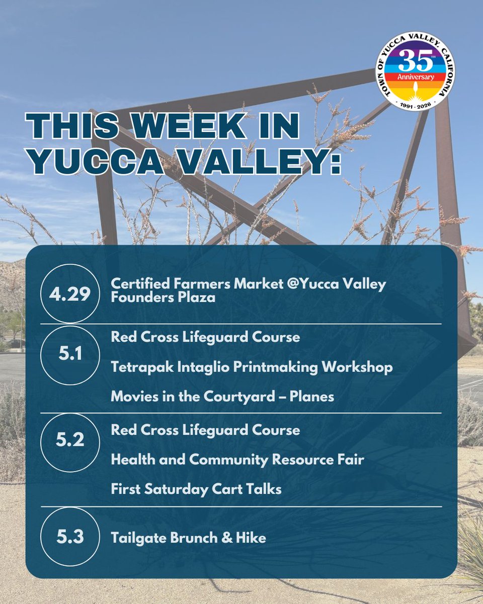 Town of Yucca Valley tweet media