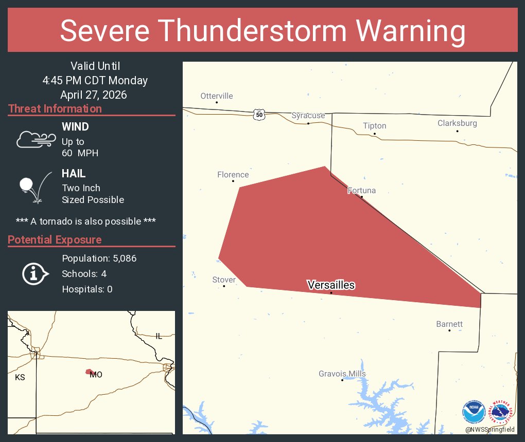 NWS Springfield tweet media