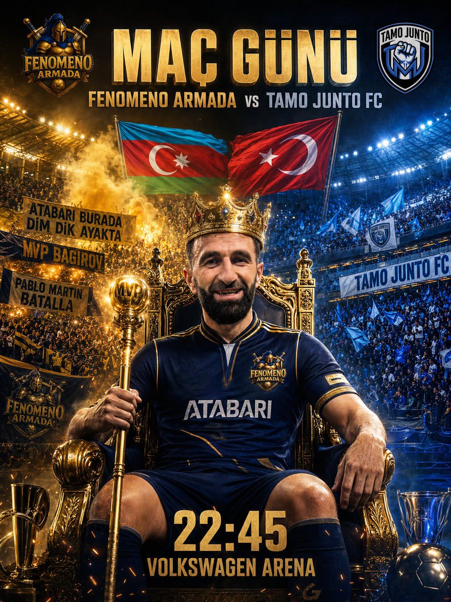 fenomenoarmada's tweet photo. ⚔️ FENOMENO ARMADA vs TAMO JUNTO FC
🕘 22:45
📍 Volkswagen Arena

#ForzaArmada https://t.co/OncY1q9U1C