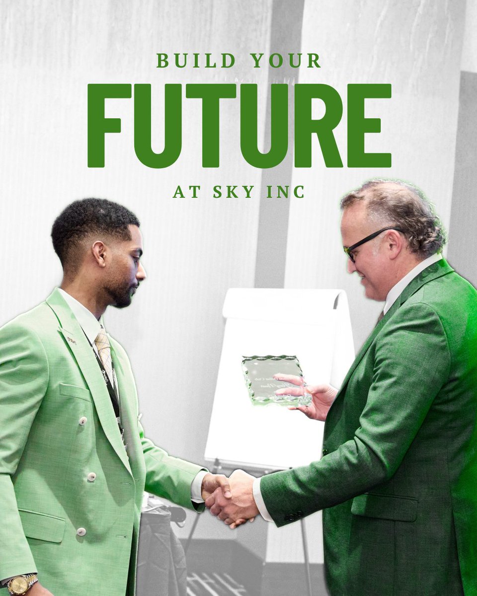 Sky_Inc_'s tweet image. At Sky Inc, we believe your future is built through the #actions you take today. Every decision, every #effort, and every moment of #consistency adds up to something bigger over time. Build your future with intention, discipline, and purpose—one step at a time. 🤝