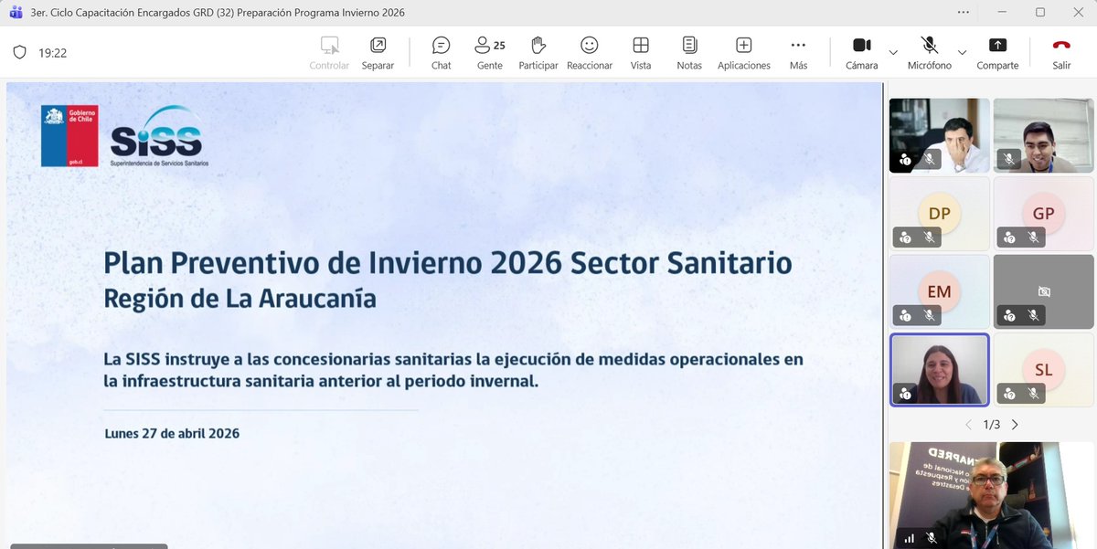 Senapredaraucan's tweet image. Para reforzar la preparación y respuesta ante eventos meteorológicos, y promoviendo la coordinación interinstitucional, #SENAPREDLaAraucanía junto #SISS, #SEC, y #Vialidad realizó el 3er ciclo de Jornada Fortalecimiento, dirigido a encargados GRD comunal de nuestra región.