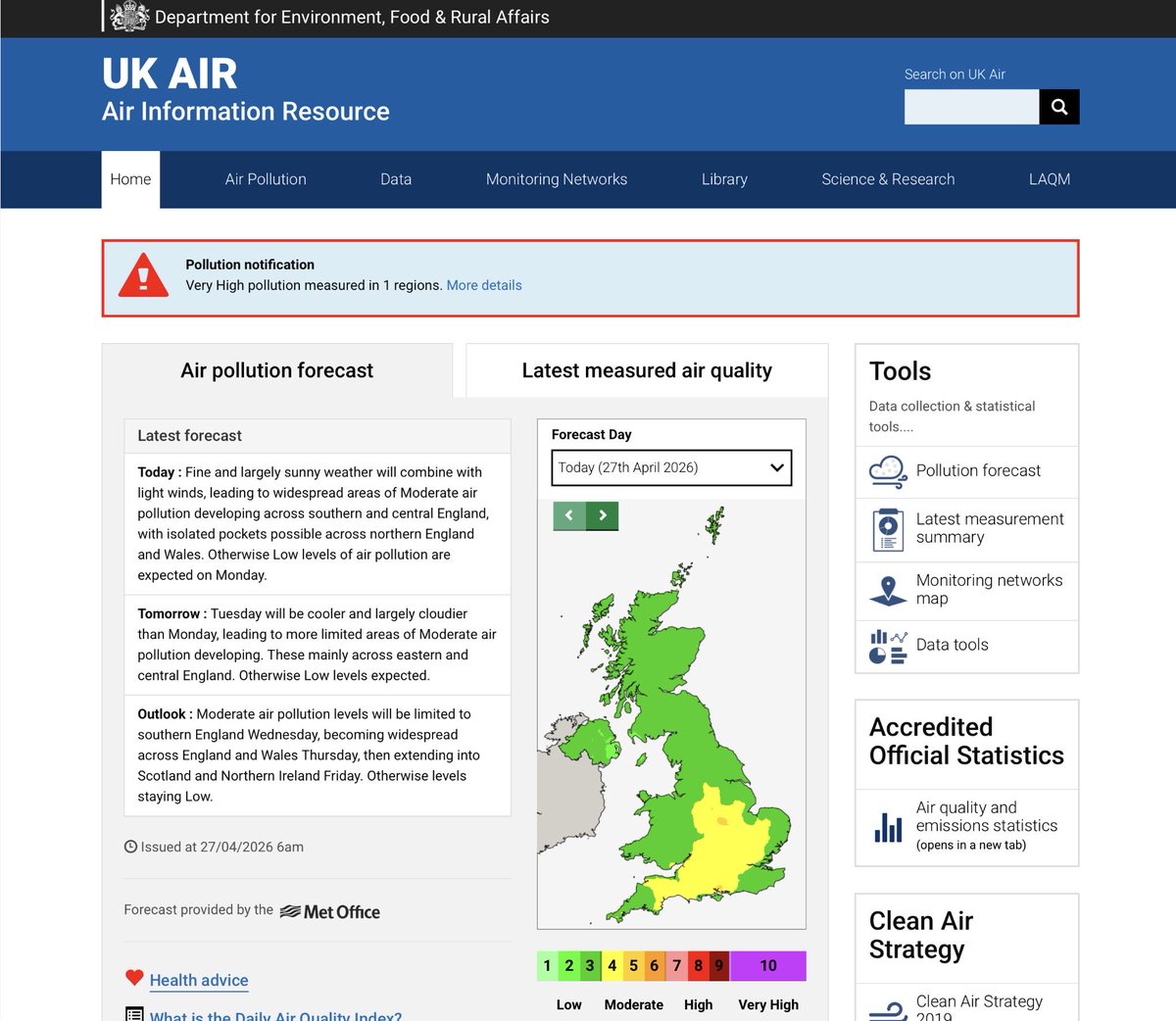 Clean Air in London tweet media