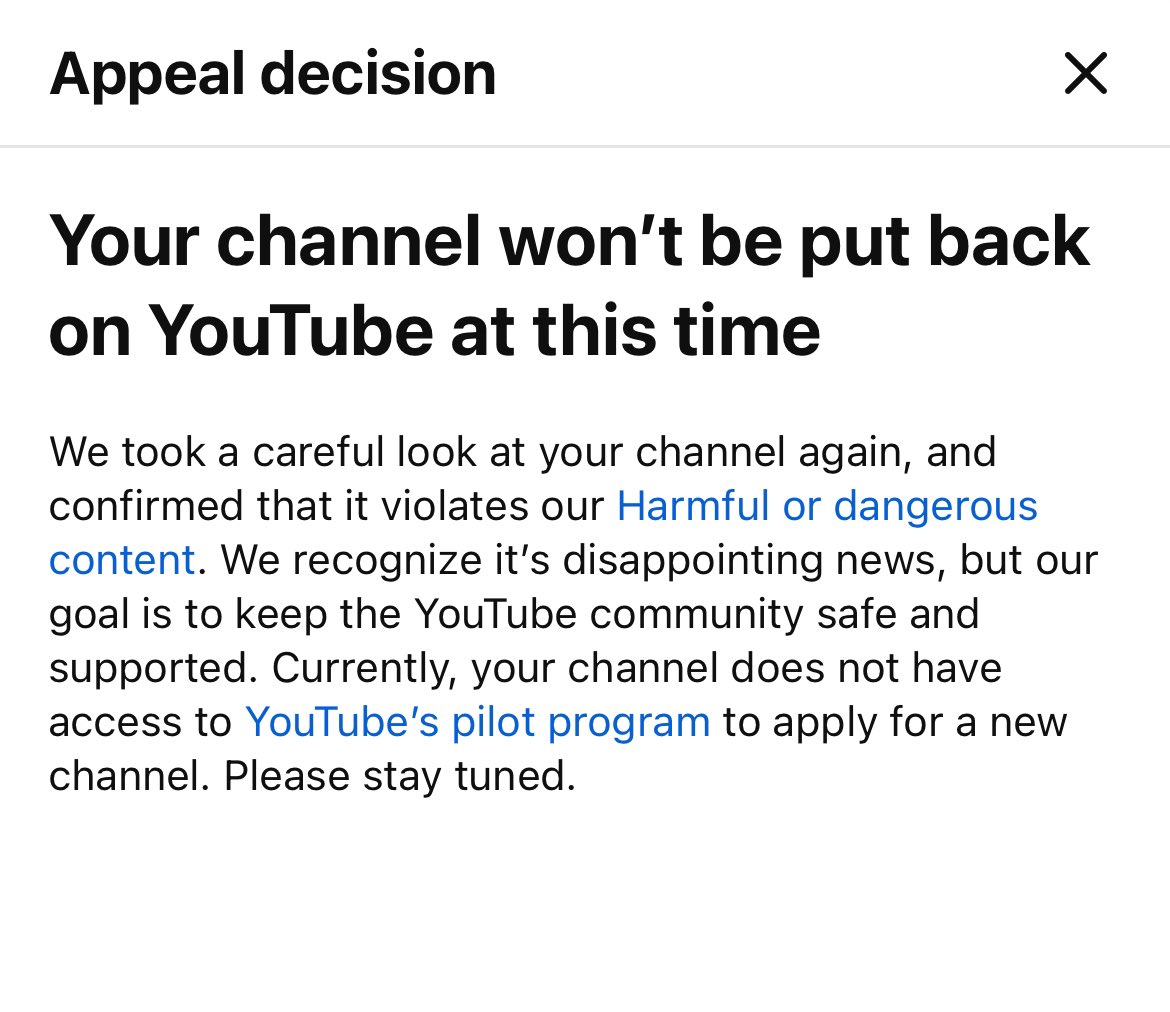 ALMIGHTYYYYY_'s tweet photo. @TeamYouTube I need help my channel was hacked and someone streamed bitcoin on my channel it’s saying my appeal got rejected so I need extra assistance to o resolve this problem please dm me https://t.co/ziJM8YM0EZ