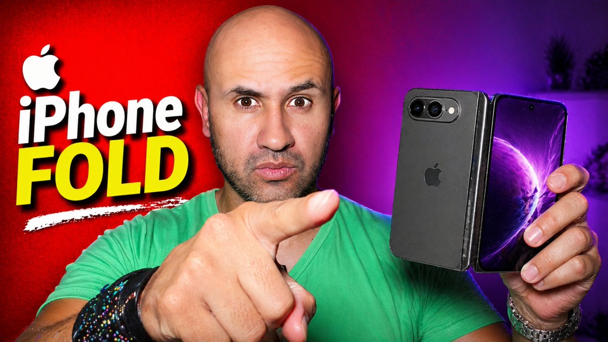 onegarzon's tweet image. iPhone Fold: Mejor y peor que iPhone 18 Pro Max. El #iPhone Ultra que no esperábamos. #Apple youtu.be/8AexnVzSkZ0