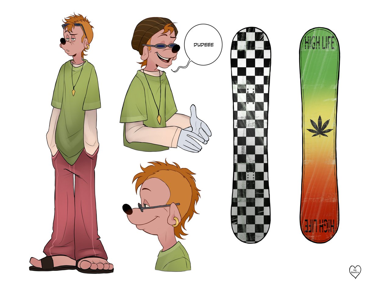 awafb1w's tweet image. hi so i've been thinking about making a #maxley comic, here are some character designs that i made. Basically the idea is that there will be a winter edition Xgames, let me know if you'd be interested in reading it:-)
#comic #AnExtremelyGoofyMovie #maxgoof #bradleyuppercrustiii