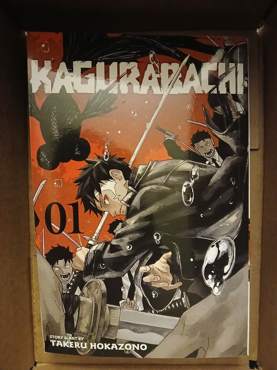 Someguy_online_'s tweet photo. Fun fact, a while ago I got volume 1 of Kagurabachi. This alongside My Hero Academia's Final volume are my first mangas I ever got. https://t.co/rvlKrnbvtN