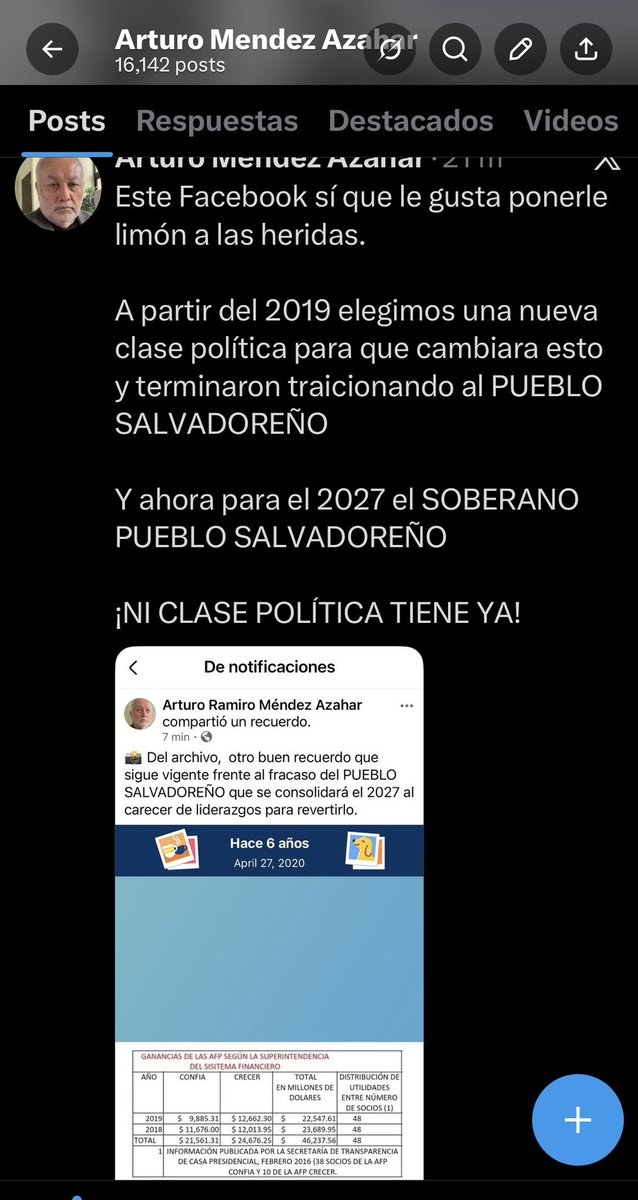 Arturo Mendez Azahar tweet media