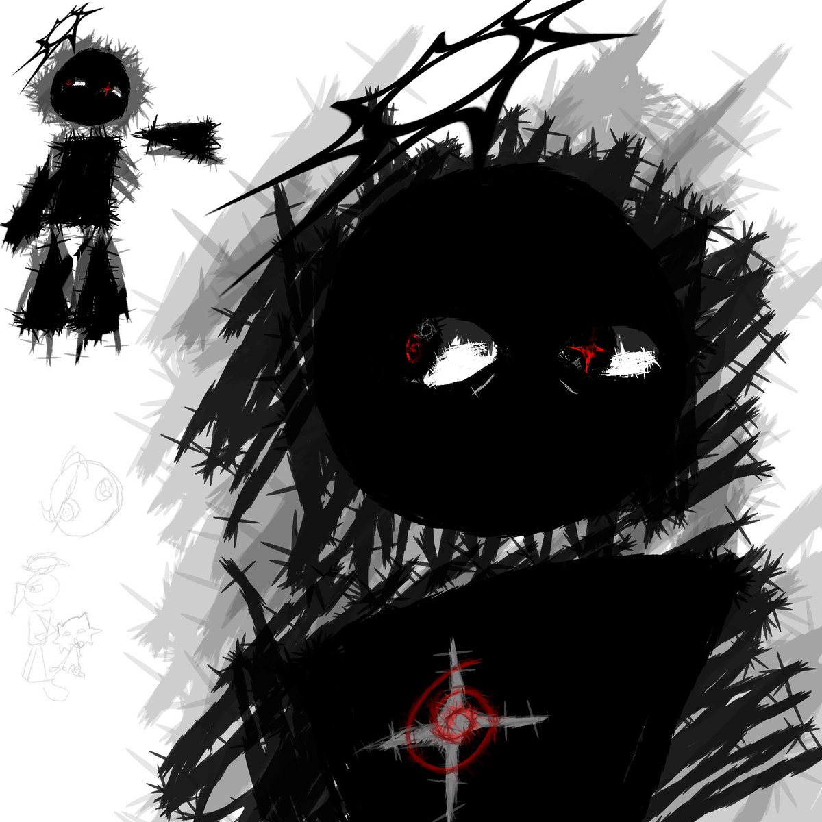 HRabie80674's tweet image. Say to hai my new friend don't worry he not will bit ya
#horror #oc