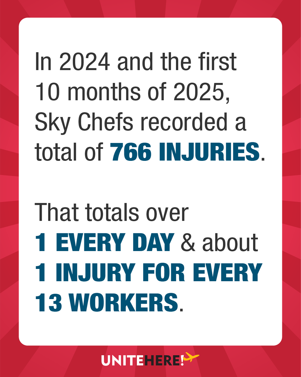 unitehere's tweet photo. Today is Workers Memorial Day, and drivers for LSG Sky Chefs are still asking… ARE WE SAFE?

They're set to keep fighting until EVERY worker is safe on the job. https://t.co/aOuyBoSpmn