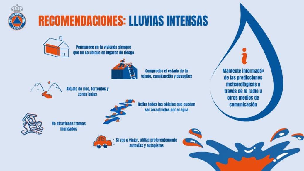 Asvogra's tweet image. @AEMET_Andalucia 28/4/26 &amp;gt; #Aviso de riesgo 🟨⚠️ por FMA en la provincia de #Granada (De las 13:00h a las 19:59h)

🟨#Comarcas de #Huéscar #Baza #Guadix&amp;gt;
🟨#CuencadelGenil_Granada &amp;gt;

&amp;gt; #Lluvias 🌧️&amp;gt; 1h/15mm 
&amp;gt; #Tormentas ⛈️⚡️

Precaución ⚠️ @EmergenciasGRX