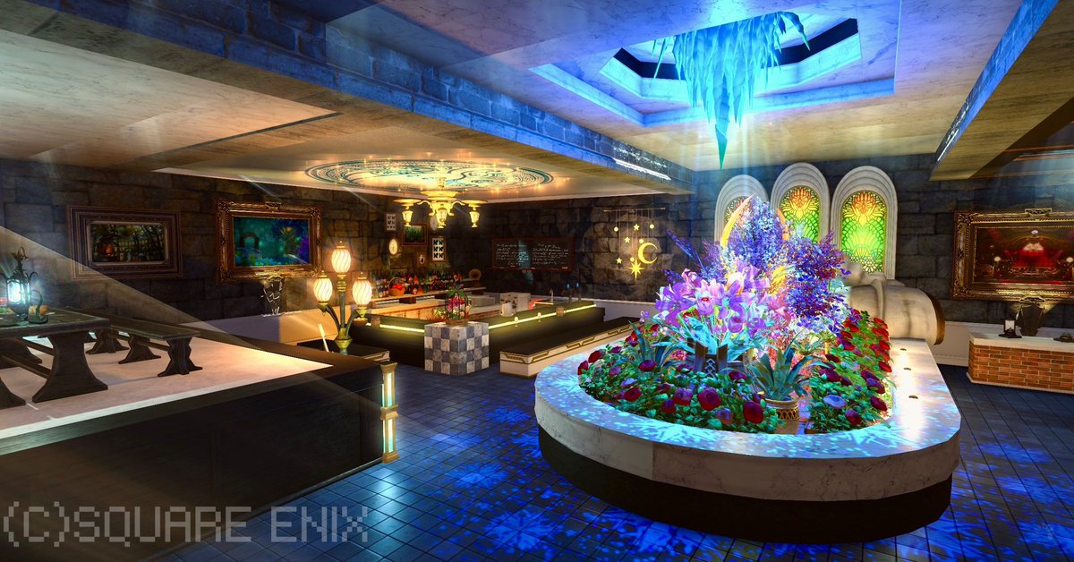 FF14_OffStream's tweet image. GaiaDCに夜はネオン輝くBAR
朝・昼は花に囲まれたCafeを営むお店があるらしい…

Cafe＆BARの【OffStream】！
よろしくお願いします！

 #OffStream #メンテだしとにかくあなたのssが好きって思ってくれるひとと出逢うために自分の推しssをそっと置いておく #まさハウジング