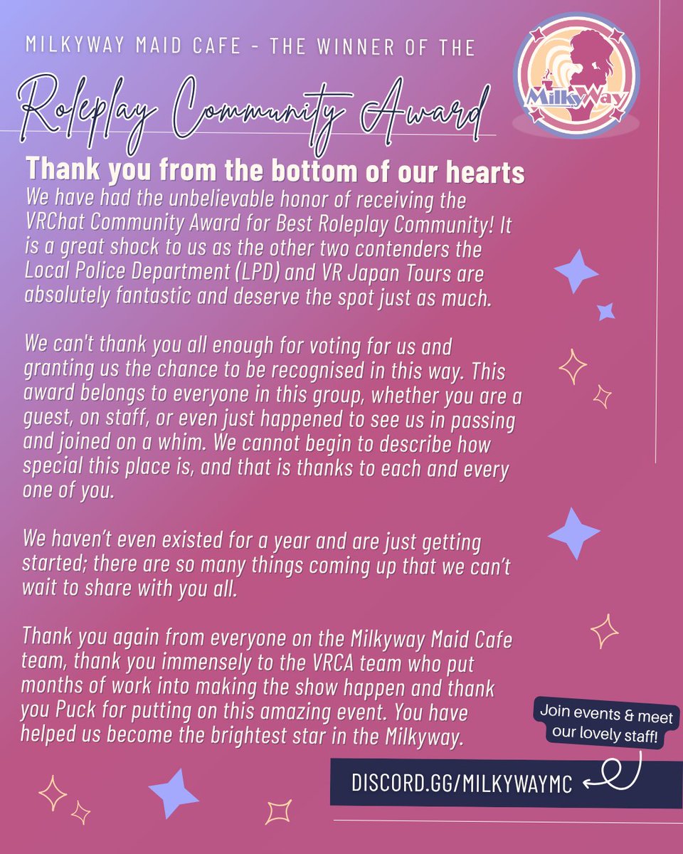 Milkyway Maid Cafe tweet media