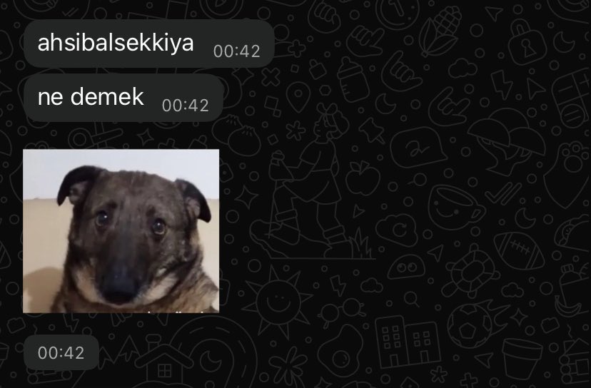 bir yeni mesaj