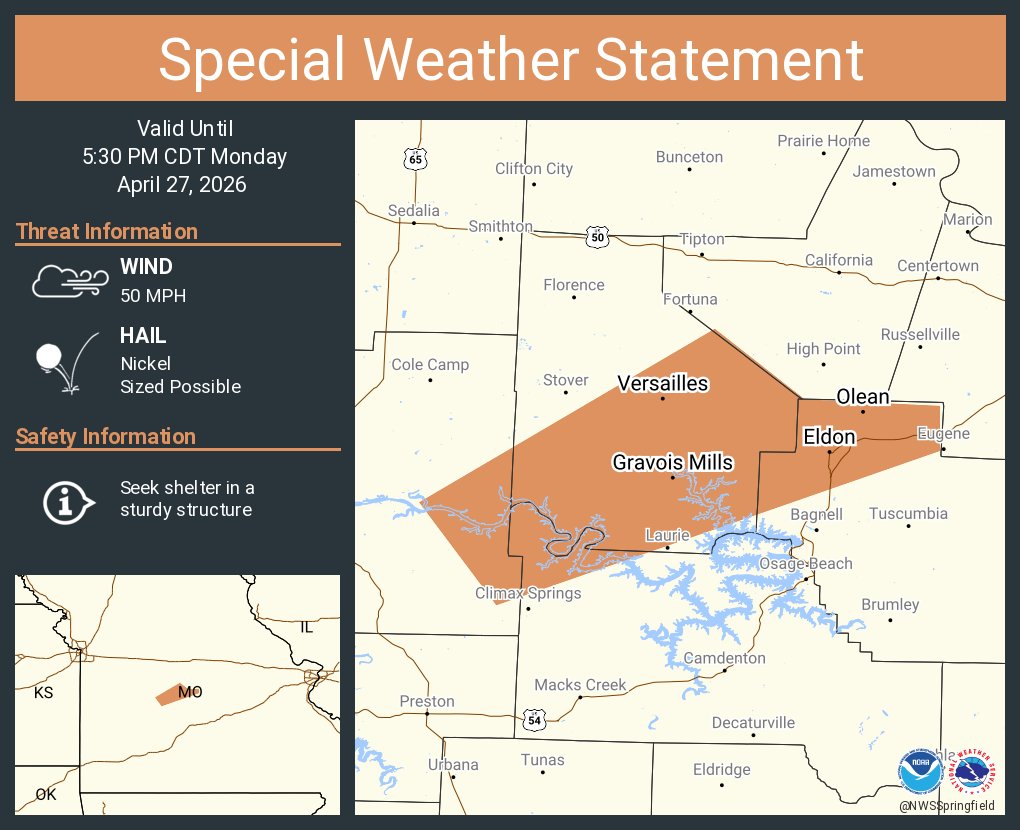 NWS Springfield tweet media