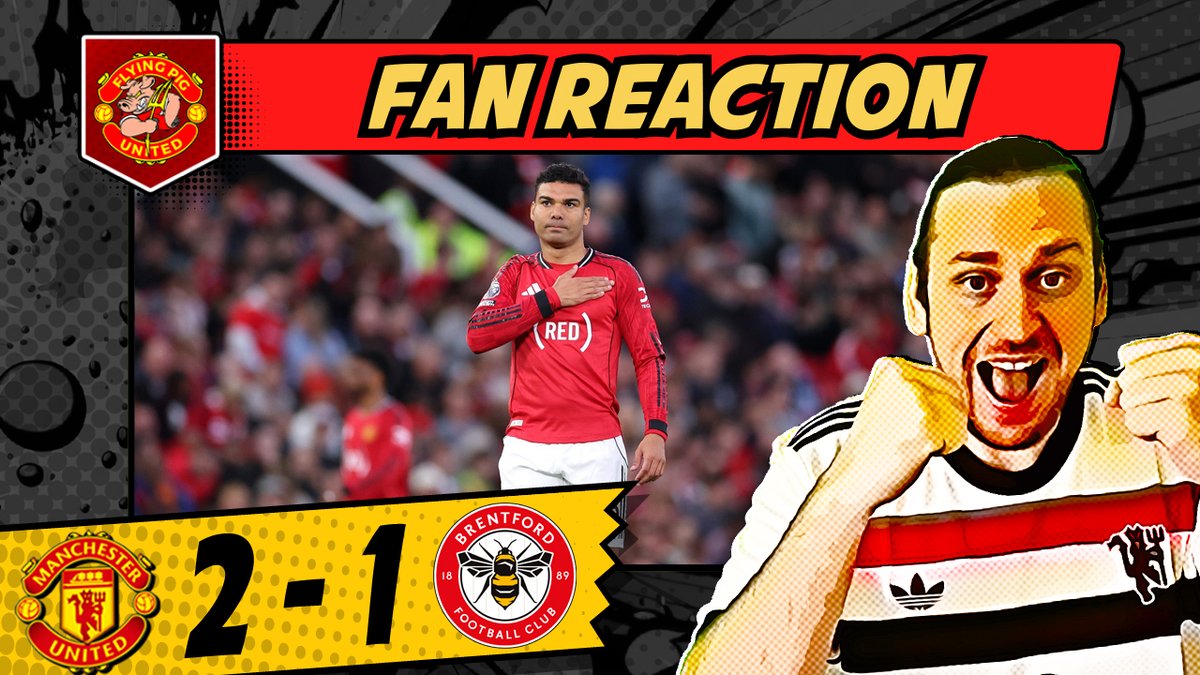 FlyingPigUnited's tweet photo. MAN UNITED 2-1 BRENTFORD Reaction Here https://t.co/uvuMYR4STo via @YouTube

Casemiro Masterclass! Manchester United 2-1 Brentford Flying Pig Fan Reaction

#manchesterunited #brentford #munbre #casemiro #manutd #premierleague #reaction https://t.co/ZOuPEw7jac