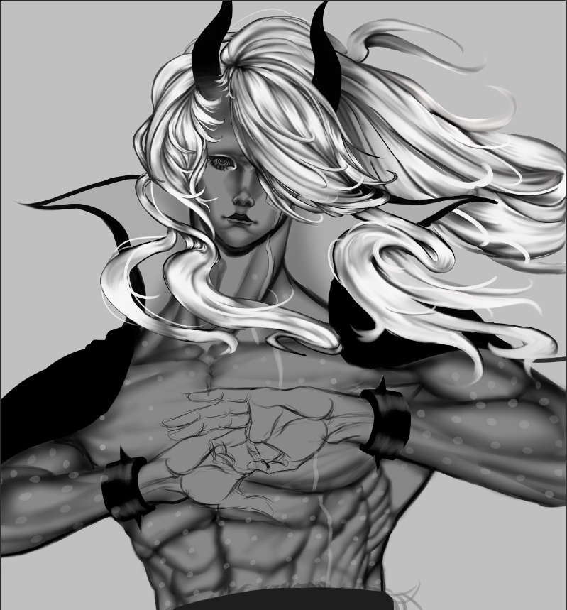 Djinnartt's tweet photo. imu nerona in process #ONEPIECE https://t.co/fhBbZuDiGc