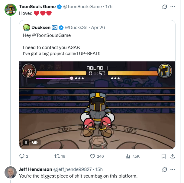 ToonSouls Game tweet media