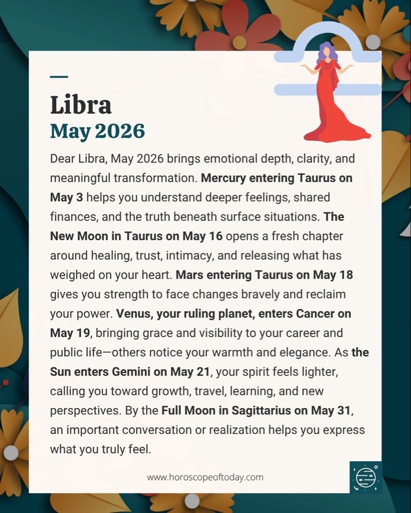 JulieACV3's tweet image. #Libra #May #May2026
