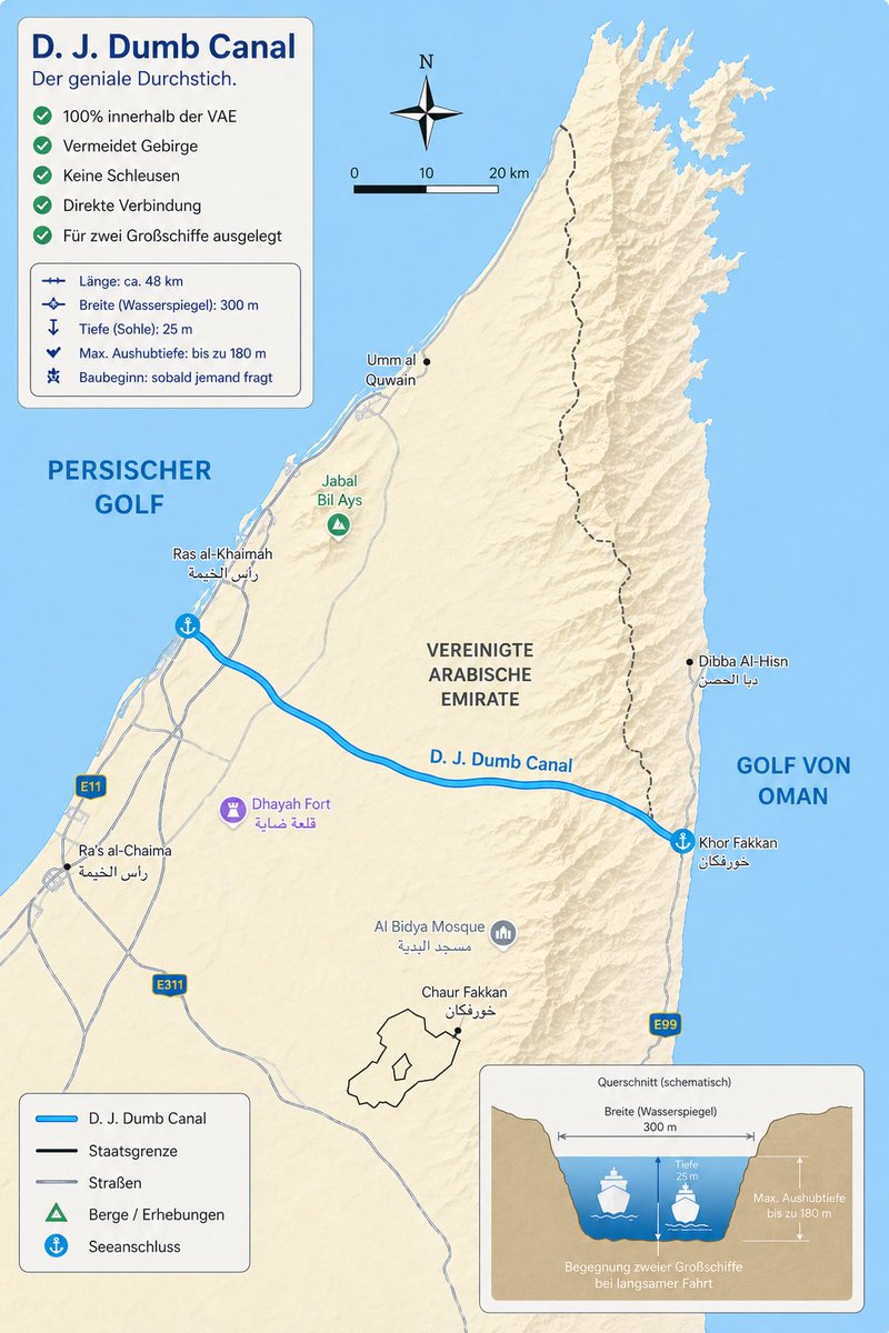 LBoF929_Hanover's tweet image. BREAKING: The “D. J. Dumb Canal” plan emerges—sources say real estate investors, not diplomats, are leading it. Majority of revenues private. Analysts note: the project gains traction if Hormuz becomes less dependable.
#Breaking #MiddleEast