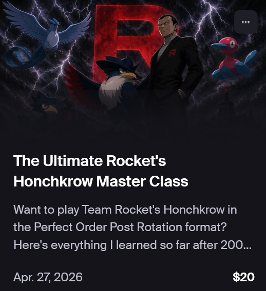 Yo mates! I made my 1st ever Metafy Master Class. People have asked me this for the last 2 years. I always said, I'll only do it when I get a great result in a brand new meta. Well here we are:
𝟓𝟎𝟎𝟎 𝐰𝐨𝐫𝐝𝐬 on Team Rocket's Honchkrow 😁🐦‍⬛

This guide will also gain some