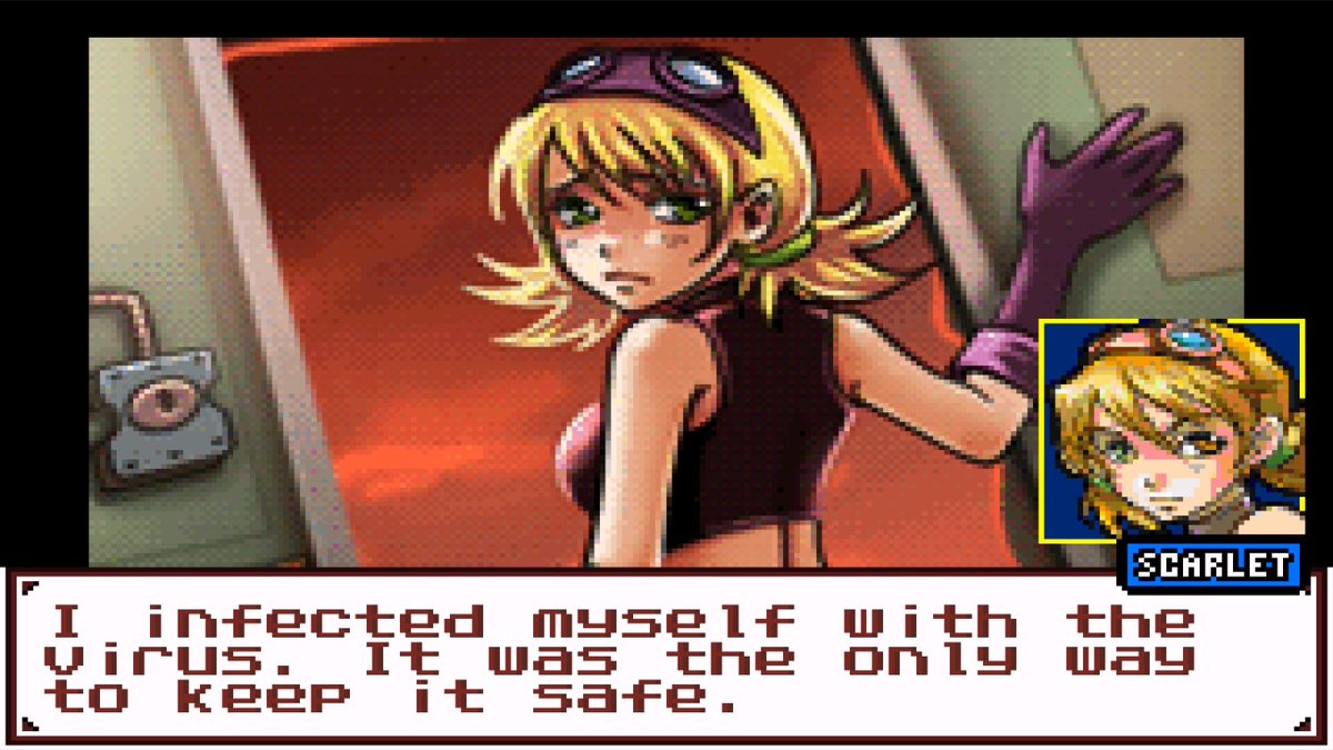 CZunde's tweet image. And so Scarlet sacrifices herself to destroy the Sleeping Flesh/Overlord fusion and save the galaxy. #NintendoSwitch #SigmaStarSaga