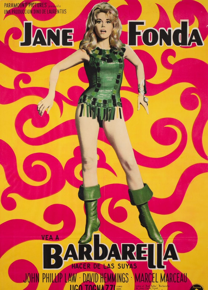 MGeeSpot's tweet image. "My name isn't pretty-pretty, it's Barbarella."

#movies #60s #trippy