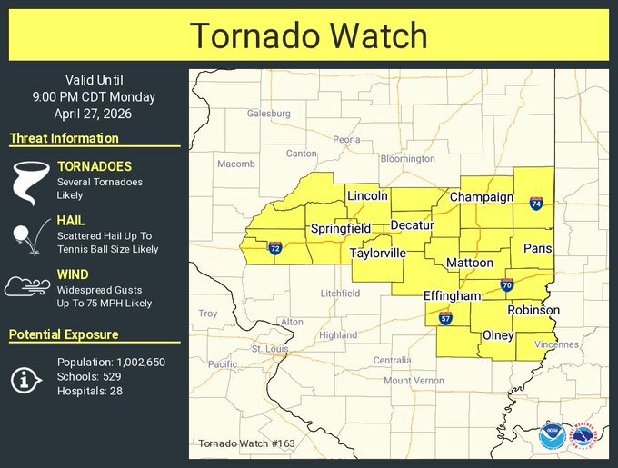 NWS Lincoln IL tweet media