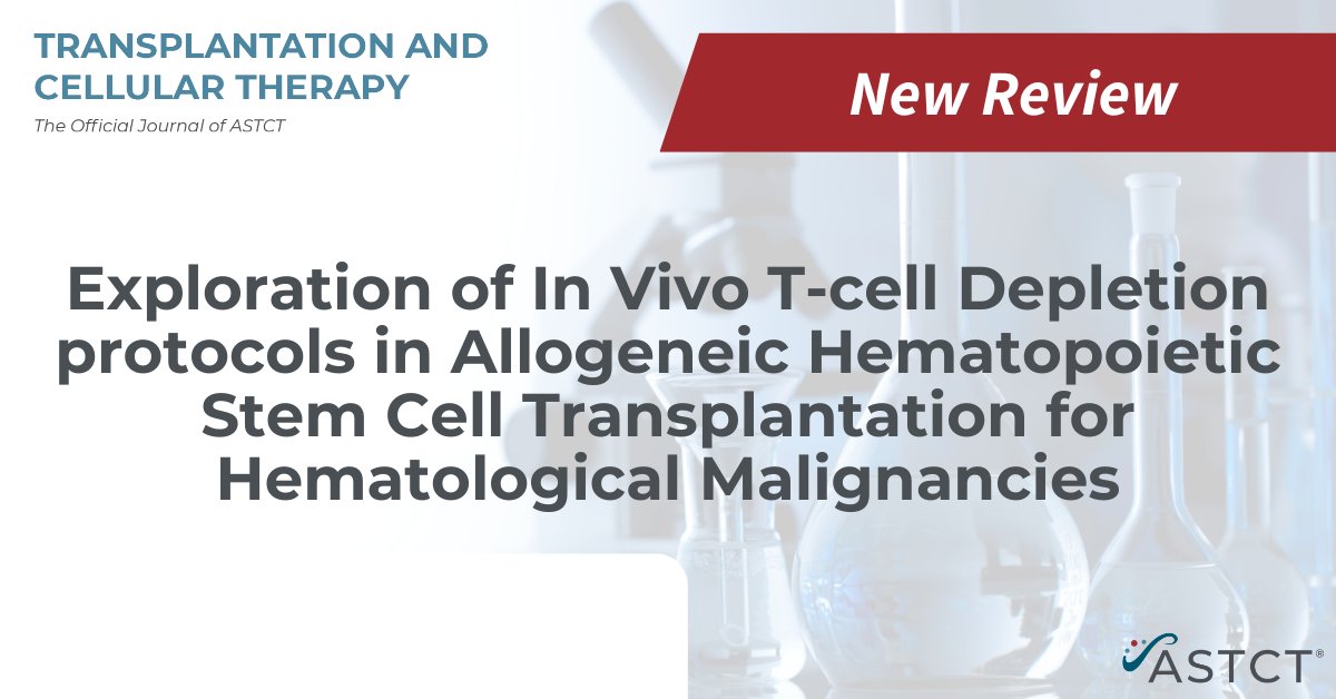 Transplantation and Cellular Therapy Journal tweet media