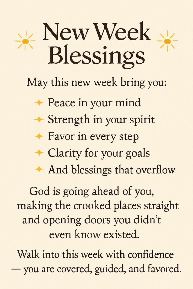 BunnieKat1962's tweet image. A New week Blessing for everyone that needs it! 🙏
#Inspirational